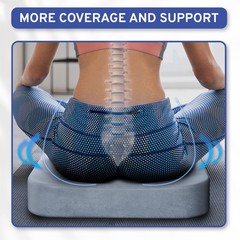ComfySure Extra Large Firm Memory Foam Seat Cushion Wheelchair Office Car 19″x17