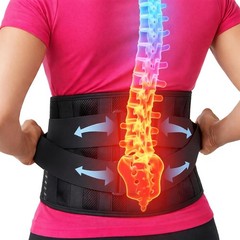 Adjustable Back Brace for Lower Back Pain Relief | Stylish Lumbar Support Belt