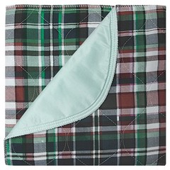 Beck’s Classic Highland Blue Plaid Underpad, 30 x 36 Inch