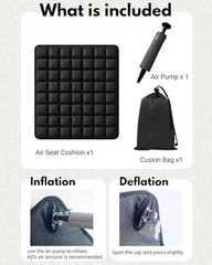 Sondor Travel Cushion, Inflatable seat Cushion, Suitable for Airplane Seats,