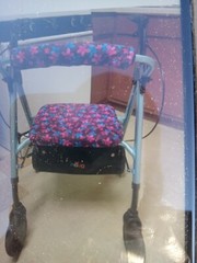 NOVA Journey Steel Rollator Walker – 17lbs 6″ Wheels, Purple – Open Box