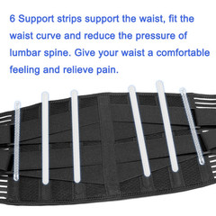 Lower Back Brace Copper Lumbar Support Waist Belt For Men Women Pain Relief
