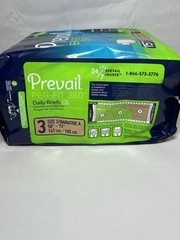 PREVAIL PER-FIT 360 DAILY UNDERWEAR ADULT SIZE DIAPERS Size 3 Barriatric 58-73”