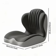 Orthopedic Memory Foam Seat Cushion Lumbar Support Pillow Office Car Chair Set