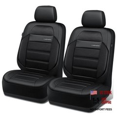 Memory Foam Seat Covers Front, Airy Cool Mesh Thick Car Seat Covers, black