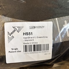 Primo Heelshield by ASP Global Green Heel Offloading Solutions New In Package