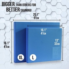 Extra Large Balance Pad in Blue for Enhanced Mobility and Lower Back Support
