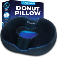 Butt Donut Pillow for Tailbone Pain Relief Cushion Hemorrhoid Pillows