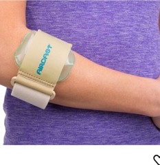 Aircast Tennis/Golf Elbow Armband, Beige. Adjustable, One Size Fits All