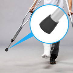 OBTANIM 4 Pack 1 Inch Replacement Rubber Cane Tips for Canes Crutch Walking Stic