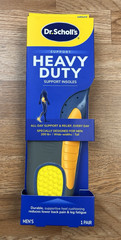 Dr. Scholl’s Heavy Duty Support Insoles Men 200 lbs+ Wide Tall Sizes 8-14 NEW