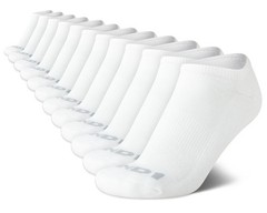 Mens No Show Socks – 12 Pack Performance Stretch Athletic Compression Socks f…