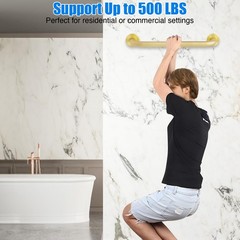 18 Inch Grab Bar for Bathtubs and Showers: Stainless Steel Shower Grab Bar Wa…