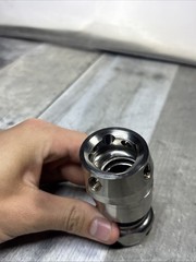 TiMed A-805 Titanium Sliding Tube Clamp Adapter with Pyramid Receiver Combo