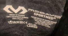 MCDAVID SPORT LARGE ELBOW COMPRESSION SLEEVE W/ SUPPORT STRAP FOR TENNIS ELBOW