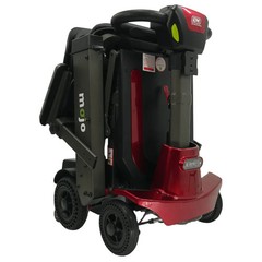Enhance Mobility Transformer – 4 Wheel Power Folding Scooter Red model MJ101