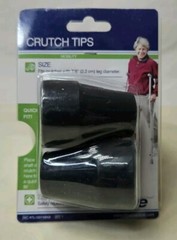 2pk-Drive Crutch Tips, 7/8″diameter, Black 1-pair, „NEW“