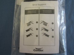 Condor Wrist Support, XL, Black, Metal Reinforced, Right or Left