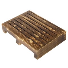 URFORESTIC Solid Wood Indoor/Outdoor 3 1/2″ Large25.5″Lx13″Wx3.5″H, Natural