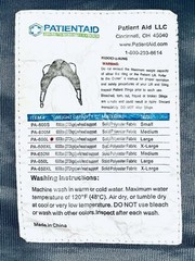 Patient Aid Padded U-Sling with Head Support, Large PA-600L, Product No. 101317