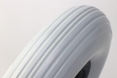 Wheelchair Caster/Wheels Assembly (Pair) 8 Inch Solid Tire Wheel 8X 2 (200X50