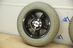 PAIR Pihsiang 3.00-8 FLAT FREE Wheels Tires for Shoprider Jetstream Power Chairs