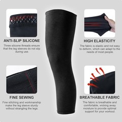 Knee Brace Undersleeve – Knee Undersleeves for Women & Men Leg X-Large 1 PC