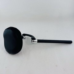 Wheelchair Headrest Black Head Rest Concave Small Adjustable 6 in x 4 in