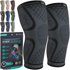 Compression Knee Brace 2 Pack for Men & Women – Support Sleeve for Running, ACL,