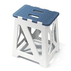 Chirpartti Folding Shower Chair for 13.4″ (L) × 11″ (W) × 15.7″ (H), Blue