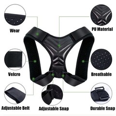 Adjustable Posture Corrector Back Shoulder Support Correct Brace Belt Men Women