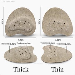 4pcs Sandals Anti-slip Stickers Leather Forefoot Pad Women High Heels Pain Relie