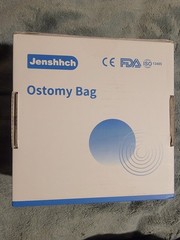 22PCS One Piece Drainable Colostomy Bags Exhaust Hose Closure 8 Clamps 15-60mm