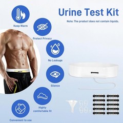 Urine Test Complete Kit – 2 to 4 Oz Concealed Sample Bag with Adjustable Belt, T