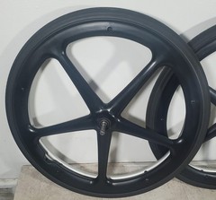 24″ x 1 3/8″ XCORE Solid Flat-Free Quick Release Wheelchair Wheels + Axle Pins