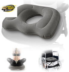 Inflatable Donut Seat Cushion for Tailbone Pain Relief Coccyx Pillow for Office
