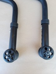 Quickie Wheelchair ANTI TIP TIPPERS WHEELS Wheelie Bars Parts Used Qxi 2 Nitrum