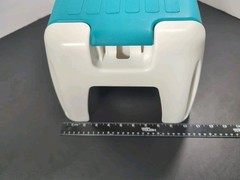 The First Years Vintage Sit & Store Bathroom Stool Teal White Storage 90’s