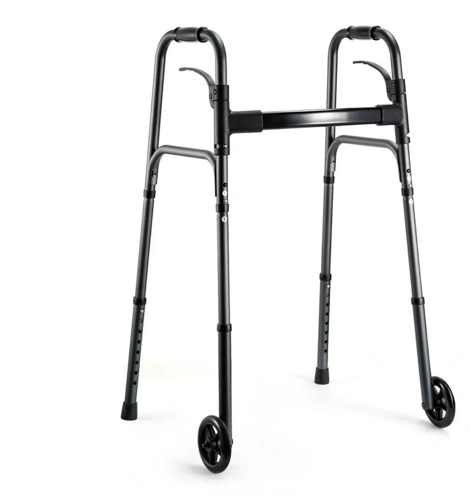 Naipo Folding Walkers for Seniors, Lightweight Mobility Walker Up To 300 Lbs