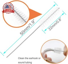 8 Pieces Hearing aid Amplifier Cleaning Tools, Earbuds/Headphones Cleaner Brush