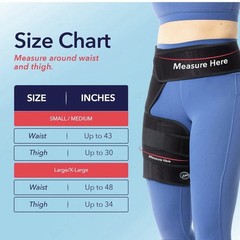 Dr Arthritis Hip Brace Left Thigh Moderate Support L/XL Unisex