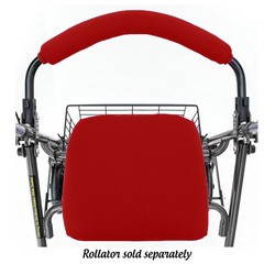 Top Glides Universal Rollator Walker Seat And Backrest Covers (Red)
