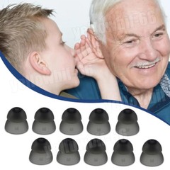 10Pcs Hearing Aid Domes Hearing Aid Eartips Earplug Silicone Hearing Aid Earbud