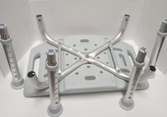 Walgreens Bath Bench Adjustable Height Fits Tubs 17″ & Wider Holds Up To 300lbs