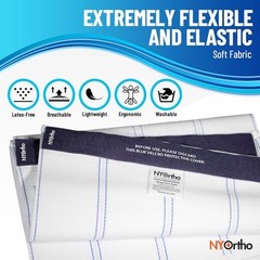 Bariatric Abdominal Binder,12-Inch Wide Elastic 30-45 Inch 4 Panel – 12″ High