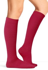 Cherokee Compression Knee High Support Socks 8-12 mmHg YTSSOCK1 4 Pair Pack