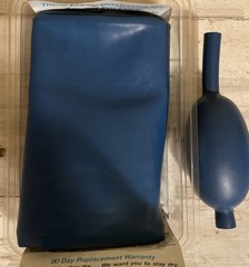 XeroSox Pro-Pump Waterproof Vacuum Seal Stay Dry Blue Medium Leg FL16XP