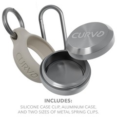 CURVD Premium Carrying Case – Durable Travel Keychain One Size, Honey