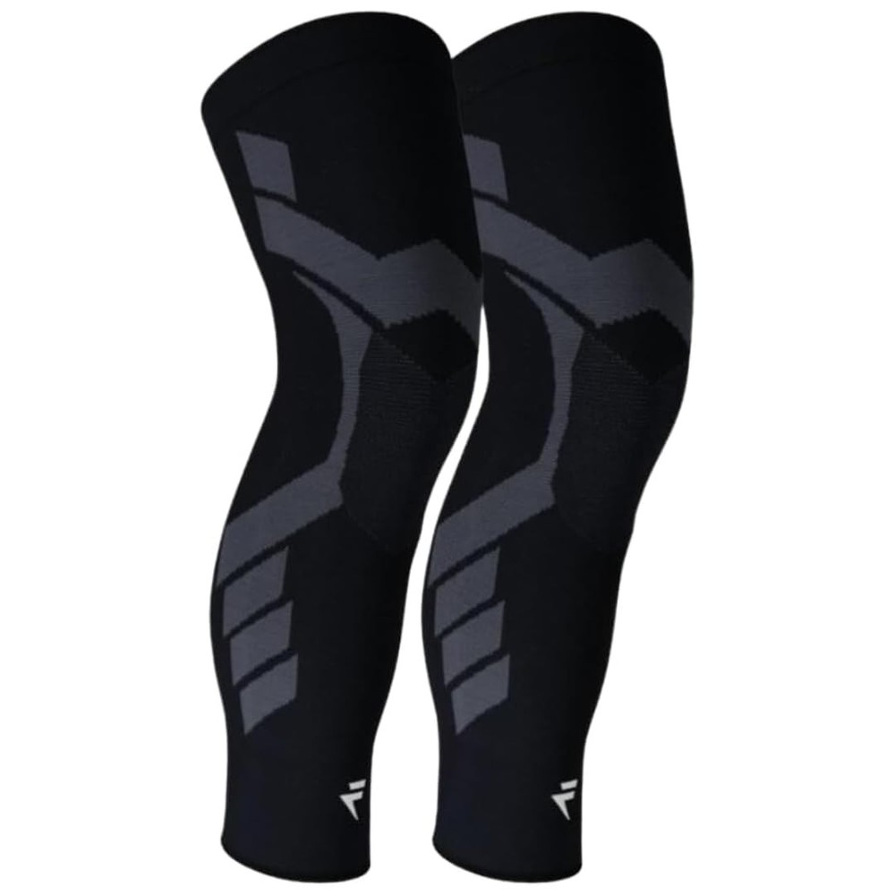 FLYTEX – Knee Compression Sleeves – Pain & Injury Relief for Knees – L, Black