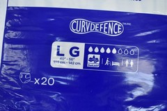Tena Dry Comfort Briefs Large 40-56 In 2 Packs 20ct Adult Diapers Unisex White